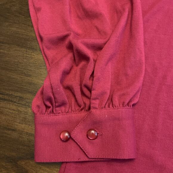 Bob Mackie Wearable Art Embroiderd Tunic Pullover Top Women's Sz M Boho Whimsy - Picture 7 of 11